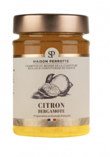 Confiture Citron & Bergamotte - Maison Perrotte 210 g 