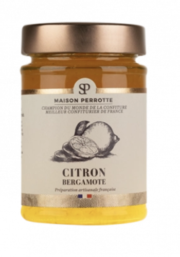 Lemon & Bergamot Jam - Maison Perrotte 210 g 