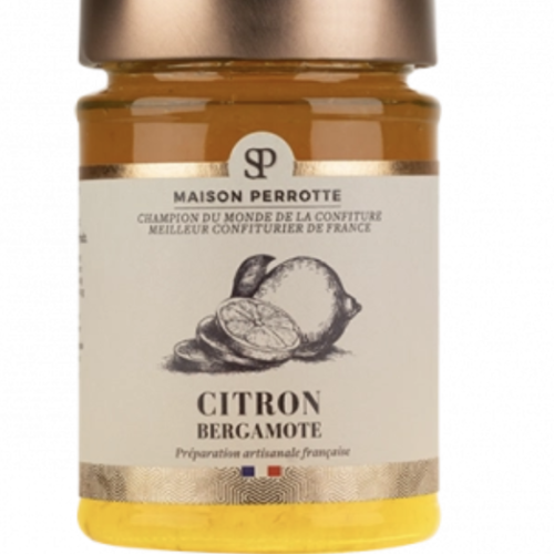 Confiture Citron & Bergamotte - Maison Perrotte 210 g 