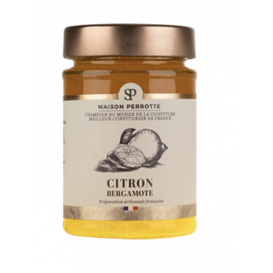 Confiture Citron & Bergamotte - Maison Perrotte 210 g