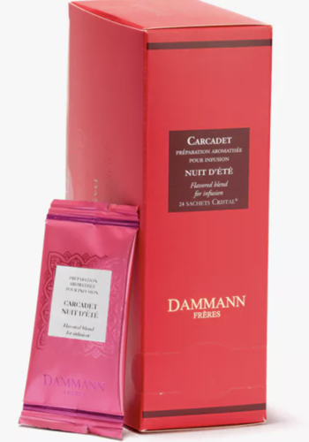 Flavored Blend for Infusion (Carcadet Nuit d'Été) - Dammann Frères 24 sachets 