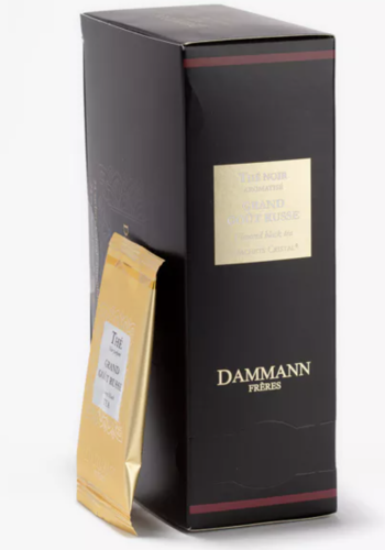 Flavoured Black Tea Grand Goût Russe - Dammann Frères 24 bags 