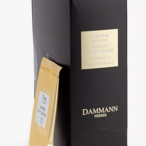 Flavoured Black Tea Grand Goût Russe - Dammann Frères 24 bags 