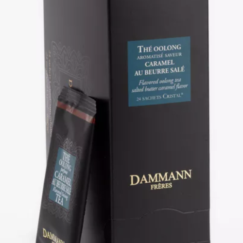 Flavored Oolong Tea Salted Caramel Butter Flavor - Dammann Frères 24 bags 