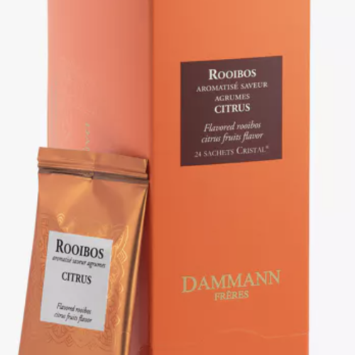 Flavored Rooibos Citrus Fruits flavor - Dammann Frères 24 bags 