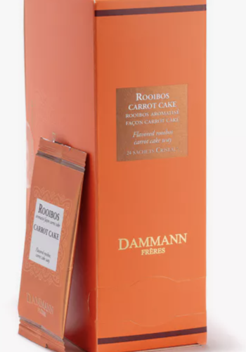 Flavored Rooibos Carrot Cake way - Dammann Frères 24 bags 