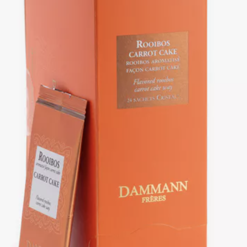 Flavored Rooibos Carrot Cake way - Dammann Frères 24 bags 