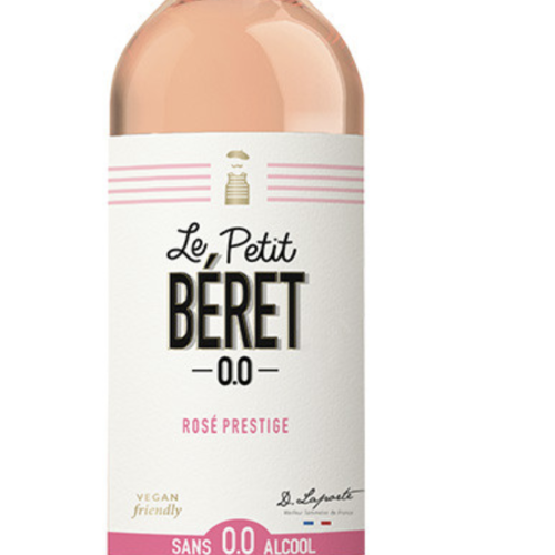 Organic Prestige rosé wine (alcohol free) - Petit Béret 750ml 