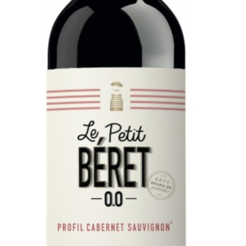 Organic Cabernet Sauvignon profile red wine (alcohol free) - Petit Béret 750ml 