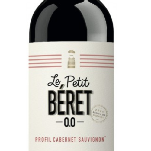 Vin rouge profil Cabernet Sauvignon biologique (sans alcool)  - Petit Béret 750ml 