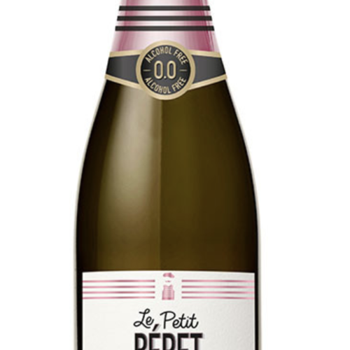 Organic sparkling rosé (alcohol free) - Petit Béret 750ml 
