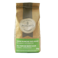 All-Purpose White Flour (Organic, unbleached) - Agrobio 2 kg