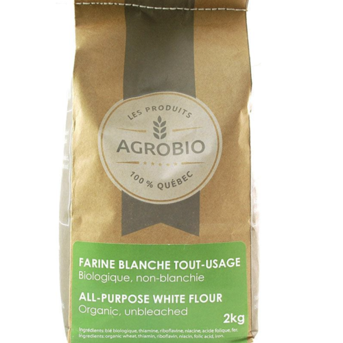 Farine blanche biologique non blanchie - Agrobio 2 kg 