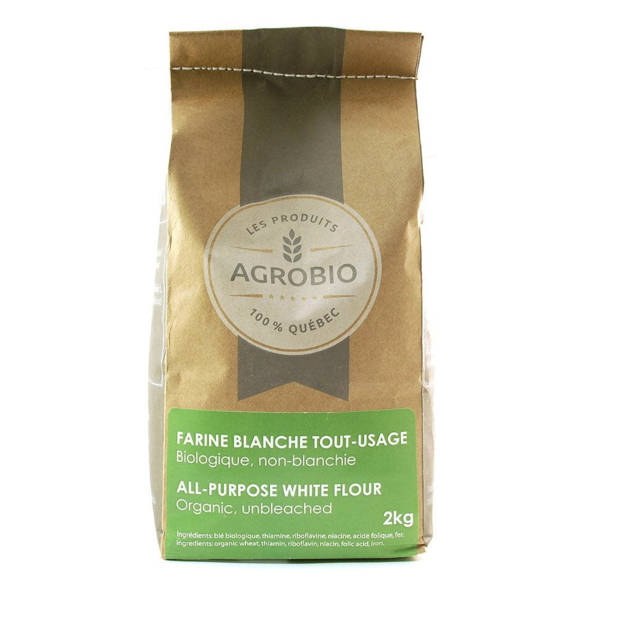 All-Purpose White Flour (Organic, unbleached) - Agrobio 2 kg