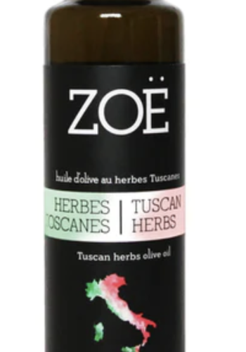 Huile d'olive Herbes Toscane - ZOË 250 ml 