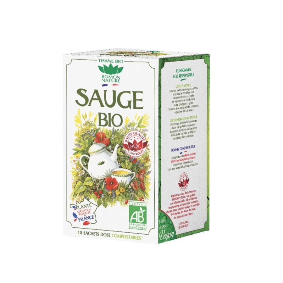 Tisane de sauge bio 250g - Sauge véritable - Salvia officinalis - Concassé  - Cdiscount Au quotidien