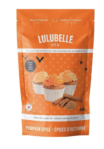 Mélange à cupcake aux épices d'automne (sans gluten) - Lulubelle & CO 400g 