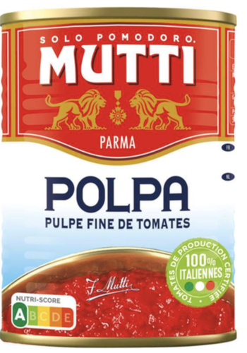 Polpa (fine crushed tomatoes) - Mutti 400g 