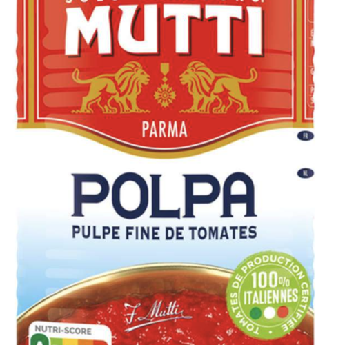 Polpa (fine crushed tomatoes) - Mutti 400g 