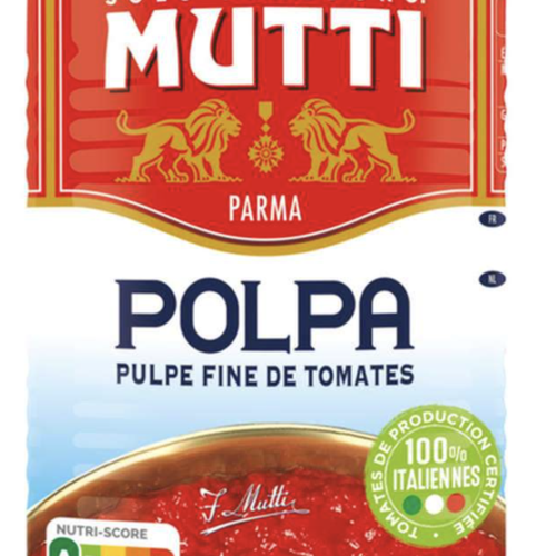 Polpa (tomates concassées fines) - Mutti 400g 