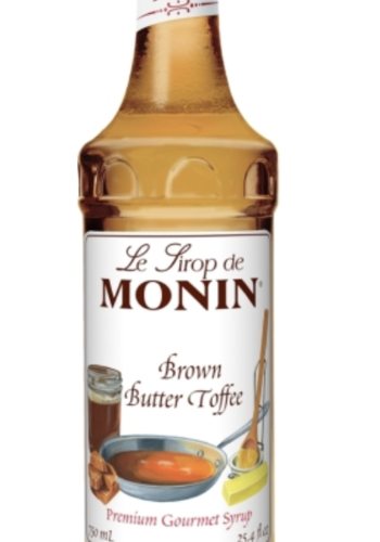 Sirop caramel beurre de noisette (Brown Butter Toffee) - Monin 750ml 