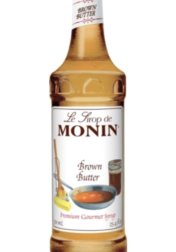 Sirop de beurre noisette (Brown Butter) - Monin 750ml 