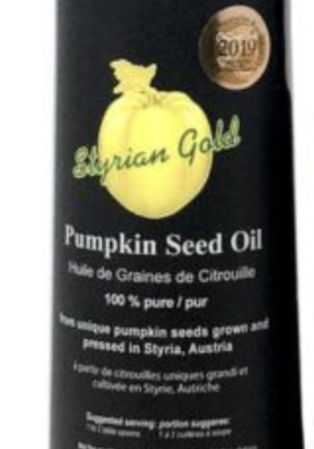 Huile de graines de citrouilles de Styrie - Styrian Gold 500ml 
