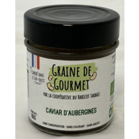 Caviar d'aubergines (biologique) - Haricots Tarbais 100g