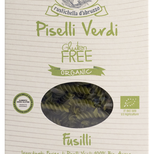 Fusilli Piseli Verdi Pasta (Gluten Free and Organic)- Rustichella D'Abruzzo 250g 