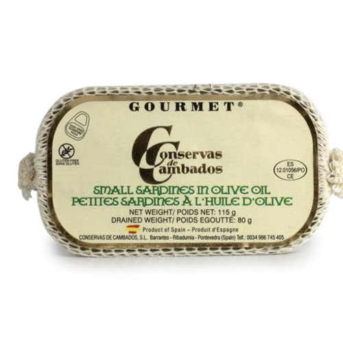 Petites sardines à l'huile d'olive - Conservas de Cambados 111g 