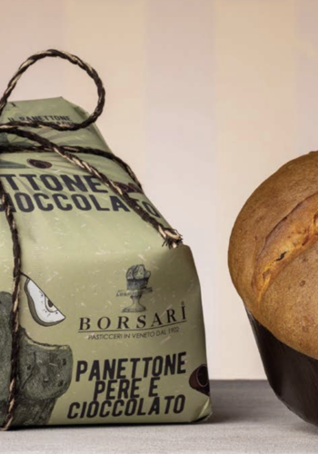 Panettone Pears and Chocolate Chips - Borsari 1kg 