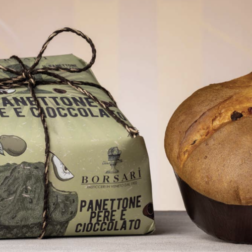 Panettone Pears and Chocolate Chips - Borsari 1kg 