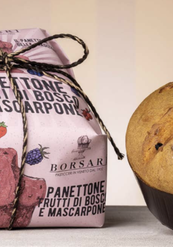 Panettone with Mascarpone cream and berries - Borsari 1kg 