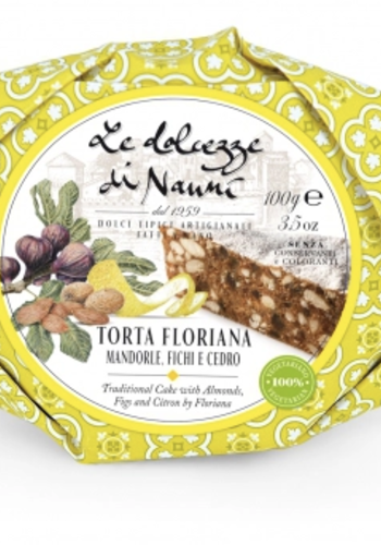 Traditional Cake with Figs and Lemon (Torta Floriana) - Le Dolcezze Di Nanni 250g 