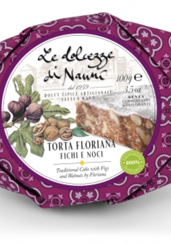 Tradition Cake with Figs & Walnuts (Torta Floriana) - Le Dolcezze Di Nanni 250g 
