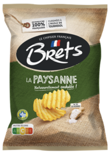 “La Paysanne” Chips with Guérande salt - Brets 125g 