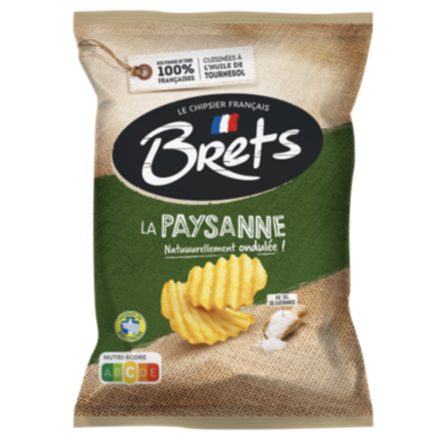 “La Paysanne” Chips with Guérande salt - Brets 125g