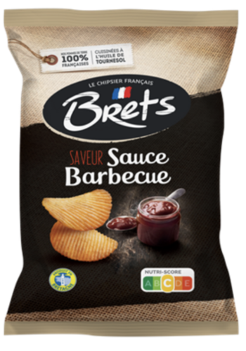 Barbecue Sauce Chips - Brets 125g 