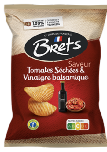Croustille tomates séchées & vinaigre balsamique - Brets 125g 