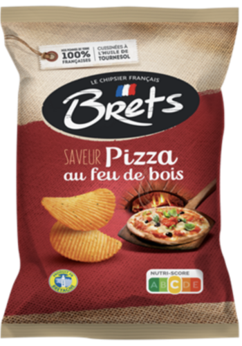 Wood-fired pizza chips - Brets 125g 