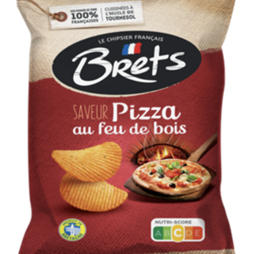 Wood-fired pizza chips - Brets 125g 