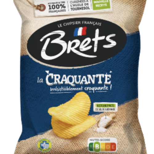 Croustille « La Craquante » au sel de Guérande - Brets 125 g 