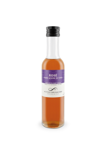 Rosé wine vinegar - Acetaia San Giacomo 250 ml 