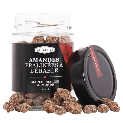 Amandes pralinées à l'érable - La Fabrick 150g 