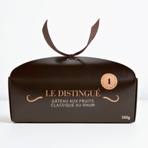 Classic fruit cake with Rum (Le Distingué) - Toque et Tablier 560g 