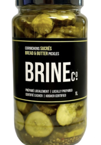 Bread & Butter Pickles - Brine CO. 1L 