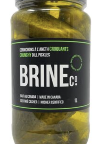 Cornichons à l'aneth croquants - Brine CO. 1L 