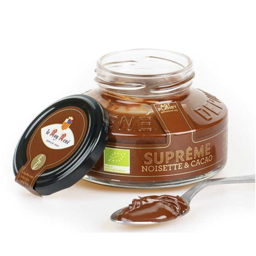 Suprême noisette et cacao biologique - Le Roy René 220g