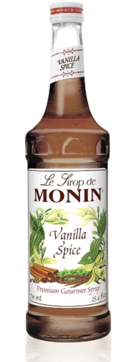 Sirop de vanille épicée - Monin 750 ml - Les Passions de Manon