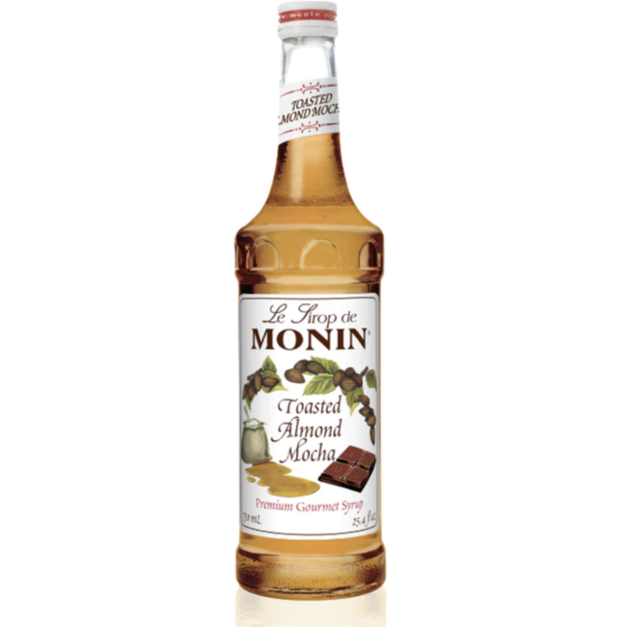 Sirop d'amandes grillées & mocha - Monin 750 ml